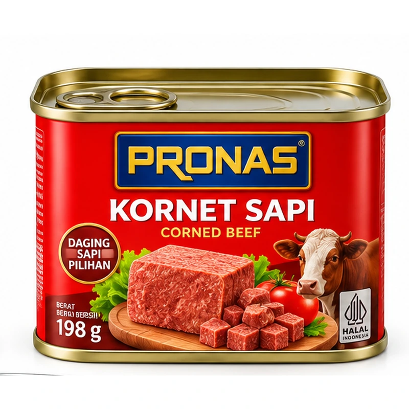 Kornet Sapi Kaleng 198 g